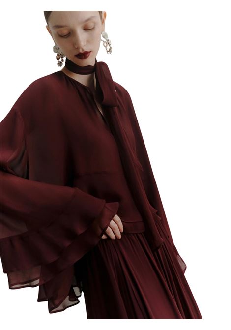 Blusa in georgette - BORDEAUX Marella | PRISCA006